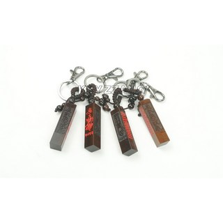 [삼촌네도장] 사각 열쇠고리 도장 경명 만사형통, 소전체(한자)