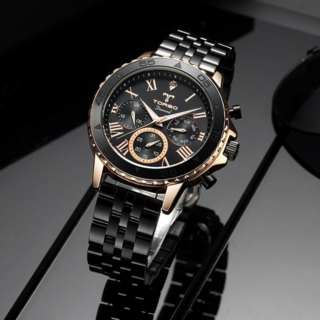 TORSO 토르소 T76 발리오스 다이아몬드 멀티 워치 남자 메탈 시계 (가죽 스트랩 증정)