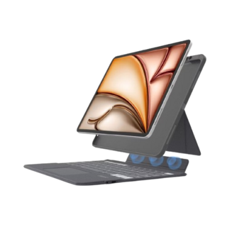 eiP Magnetix 2 磁吸可拆式藍牙鍵盤 iPad / iPad Air系列, 黑色,iPad Air 11吋