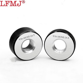 1SET(1*GO+1*NOGO) 2A 정확도 미국 표준 미터법 미세 스레드 링 게이지 UNC UNF UNS 9/16-12 11/16-32 측, 06 9I16-24UNEF-2A T Z