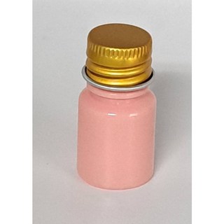 鋁蓋PET塑料分裝瓶 乳液瓶 旅行分裝 輕巧便攜 多尺寸可選, 1個, 5ML 金色鋁蓋粉色圓型瓶身