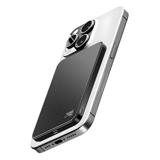 조이트론 맥세이프 울트라 슬림 초경량 고속충전 보조배터리 5000mAh C타입, MiniMax50, 블랙