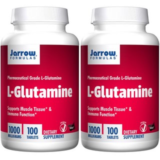 Jarrow FORMULAS 賈羅公式 左旋麩醯胺酸錠 1000mg, 100顆, 2罐