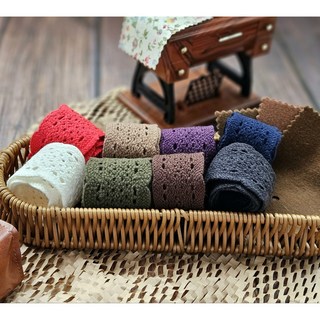 [1마 90cm] 35mm 도톰한 아크릴 토숀 레이스 니트 리본 부자재, 착콜, 1개