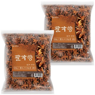 건강중심 팔각향 팔각회향 스타아니스, 2개, 500g