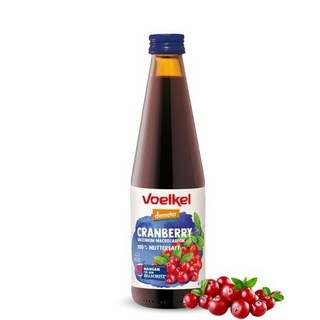 Voelkel 蔓越莓原汁 Demeter 認證 330mL, 1個
