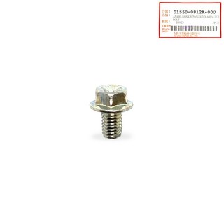 SUZUKI 台鈴 Swish Saluto Sui 齒輪油螺絲墊片組 原廠卸油螺絲 注油螺絲, 1個, 螺絲, 01550-0812A-000