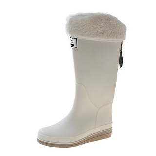 時尚潮酷高筒加絨馬丁靴雨鞋 防滑防水耐磨保暖膠鞋