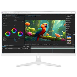 래안텍 BLAZE U3260CE 화이트 4K UHD IPS 베젤리스 32인치 모니터, 80cm, U3260CE [일반]