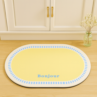 블린코 물기 쏙 유연한 빨아쓰는 규조토 발매트, 옐로우