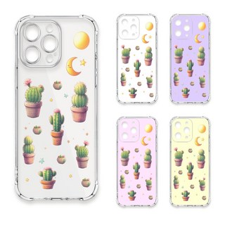 24H快速出貨 TRON 三星 A52/52s 月亮太陽仙人掌集合 四角防摔 軟殼 手機殼