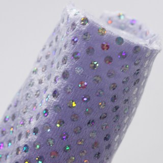 자투리 기모 3mm흰스팽글 반짝이 연보라바닥, 1개