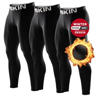 [기모 3Pack]DRSKIN 스포츠 마이크로 기모 히트기모 기모베이스레이어 바지 셔츠