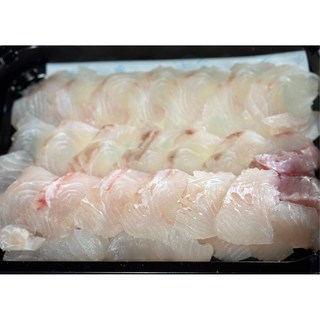 광어 슬라이스 (지느러미+순살), 1개, 400g