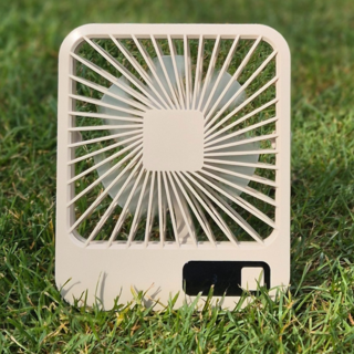 나이런 휴대용 LED 선풍기, 밀키베이지