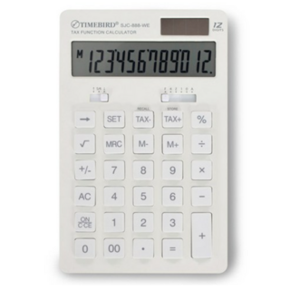 타임버드 탁상용 계산기 SJC-888, 화이트, 2개