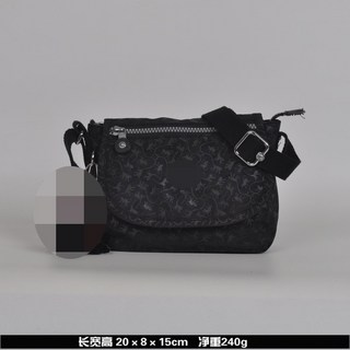 猴子包 K7245 休閒斜挎手包 女士單肩包 時尚女包 尼龍佈防水斜背包 輕便手提斜挎包, 黑色印猴