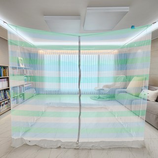 앨플러스 국산 출입문 지퍼 모기장 사각 침대 모기장, 지퍼모기장 화이트 특왕