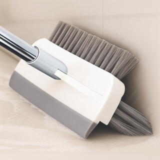 [틈새청소 끝판왕]집안굿 화장실 청소솔 욕실 바닥 청소도구, 1개, 크림화이트