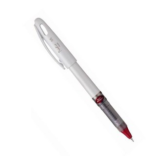 【CHL】 PENTEL BLN115W 德拉迪 Tradio 0.5mm 白桿紅墨 水性 鋼珠筆 原子筆 水性筆, 1個, 紅色