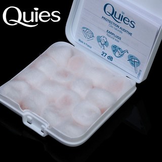 Quies 蠟丸隔音耳塞 法國原裝防噪音耳塞 睡眠學習專用 靜音舒適, 【法國進口】成人用均碼 8副/盒, 1個