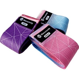 워너바디 스쿼트밴드 3단계 힙밴드 힙업밴드 홈트 하체운동 루프밴드, 1개, 지름 76cm / 폭 8cm