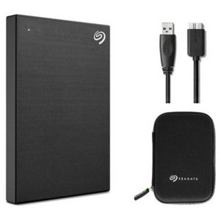 씨게이트 One Touch HDD 데이터복구 외장하드+파우치+암호화 기능+USB케이블, 블랙, 1TB