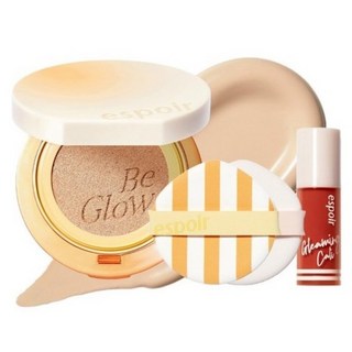 에스쁘아 비글로우 볼륨 쿠션 글리밍 캘리 에디션 13g SPF42 PA+++ + 퍼프 2p + 립틴트 2g 세트, 13호 포슬린, 2개
