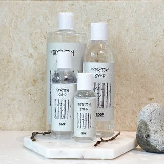 SOOP 자작나무수액 에센스 추출물, 100ml, 3개