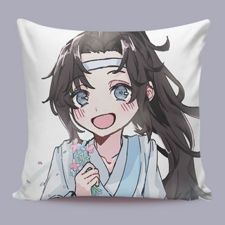 티레오 마도조사 양면쿠션 러블리 캐릭터 남망기 위무선 망선커플 애착베개 솜포함 소파쿠션 부드러운 등받이쿠션 차박베개 홈데코 카페 인테리어 일반쿠션 팬 컬렉션 수집품 최신상, 마도조사 쿠션-21