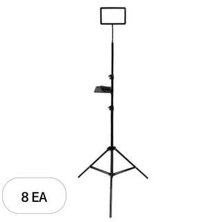 대한 감성 캠핑 랜턴 차박 LED 조명 + 스탠드 세트, 혼합색상, 8개
