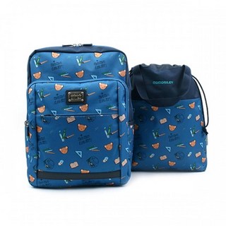 [포리프리] 초등 신학기 입학선물 모모앨리캐릭터 땅방지 책가방세트 K101328