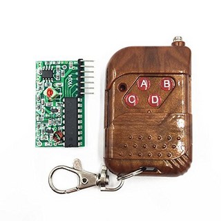 現貨 Arduino 四路遙控套件 M4非鎖接收板 配四鍵 遙控器, 1個, 含稅, M4