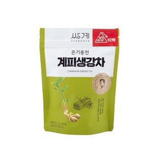 쌍계명차 온기충전 계피생강차, 2.2g, 20개입, 2개