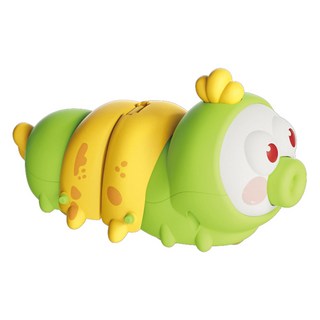 토이즈데이 태엽을 감으면 꿈틀꿈틀 움직이는 애벌레 4종 소근육 발달 유아 자동차 장난감, 1개, 그린