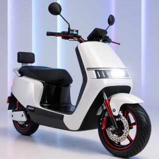 아트테크 고출력 전동오토바이 전동자전거 전기스쿠터 전동바이크 전기오토바이 자토바이 전기자전거 배달용 출퇴근용 레저용 오토바이 통근 전동카트, 1개, 화이트 72V32A