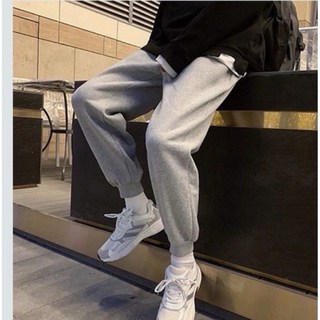 韓國男裝 重磅刷毛束口厚棉褲，保暖舒適，秋冬必備，時尚有型