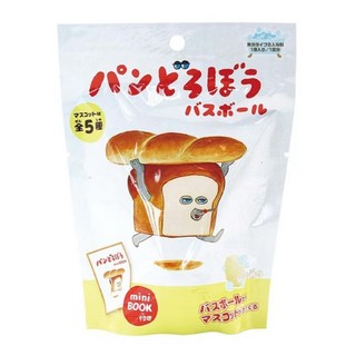 日本 麵包小偷 沐浴球 入浴劑 (5款公仔隨機出貨), 60g, 1個