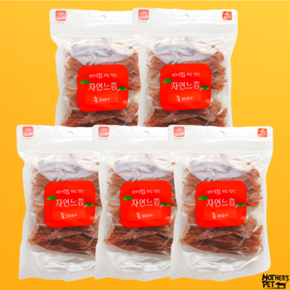 자연느낌 순 오리고기 200g 반려견 수제간식, 5개