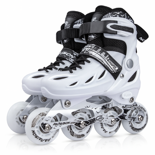 스핀무브 성인용 입문 인라인스케이트 롤러브레이드 스케이트, 화이트, 1개