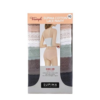 트라이엄프 수피마 코튼 레이스 팬티 5매
