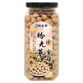 粉光蔘金球350公克，獨立包裝，滋補養生，健康活力, 1個, 500顆