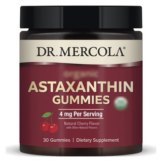DR. MERCOLA 蝦紅素 4mg 櫻桃味軟糖, 1個, 30錠