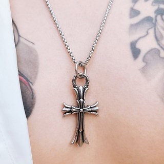 NOID-B 男款鋼製十字架造型項鍊