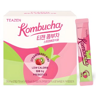 TEAZEN 茶禪 康普茶 草莓&奇異果口味, 1盒, 5g, 50條