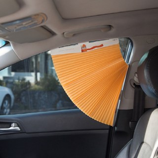 코지 흡착식 차량용 블라인드 허니콤 햇빛가리개, 어리버리, 1개
