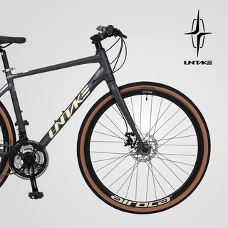 2025년형 완전조립 언테이크 카나드7 알루미늄 시마노21단 디스크브레이크 700C 하이브리드 자전거, 비비드 베이지, 1개, 48cm, 480mm