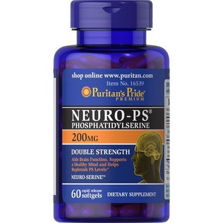 퓨리탄 프라이드 포스파티딜세린 200mg 60소프트젤, 60정, 1개