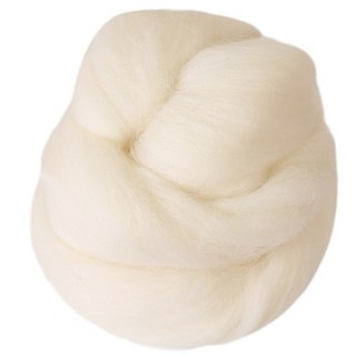 [모핸] 양모 (100g)/ 양모펠트 니들 펠트 DIY 공예 실 만들기, 2.아이보리, 1개