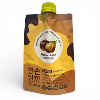 Renewophy 韓國CU限定 嚴選栗子風味 高蛋白飲品 40g, 1個, 5份